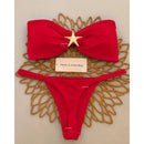 Biquíni Laço Pop – Conjunto 2 Peças Colorido com Bojo e Detalhe em Laço