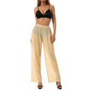 Calça de Praia Feminina Wide Leg | Cintura Alta