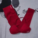 Conjunto Fitness Feminino Seamless 2 Peças – Legging Cintura Alta + Top Esportivo | Yoga, Treino e Academia