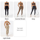 Conjunto Feminino Fitness Seamless Yoga | Top + Legging Alta Compressão | Secagem Rápida