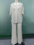 Conjunto Tricô Brisa do Mar