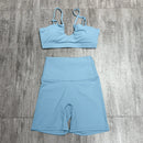 Conjunto Feminino Fitness Seamless Yoga | Top + Legging Alta Compressão | Secagem Rápida