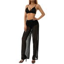 Calça de Praia Feminina Wide Leg | Cintura Alta