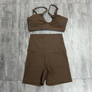 Conjunto Feminino Fitness Seamless Yoga | Top + Legging Alta Compressão | Secagem Rápida