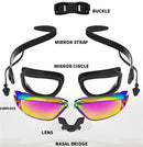 Óculos de natação profissional