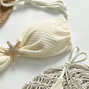 Biquíni MODX Bandeau Crochet| Sofisticação Natural