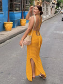 Vestido Saída de Praia Longo EDOLYNSA – Leve e Sofisticado