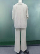 Conjunto Tricô Brisa do Mar