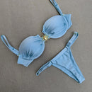 Biquíni Três Encantos – Conjunto 3 Peças com Amarração